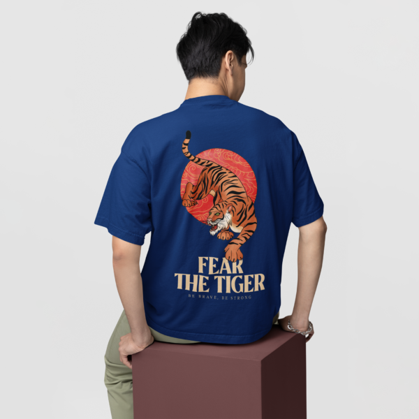 Fear Ther Tiger Unisex Oversized T-Shirt